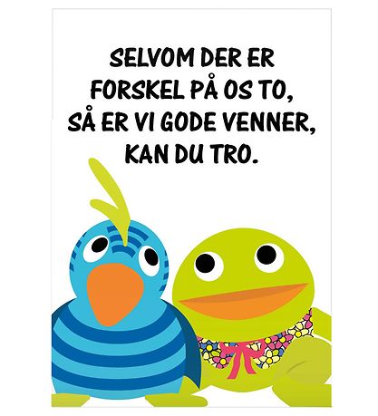 Citatplakat Plakat - B2 - Gode Venner