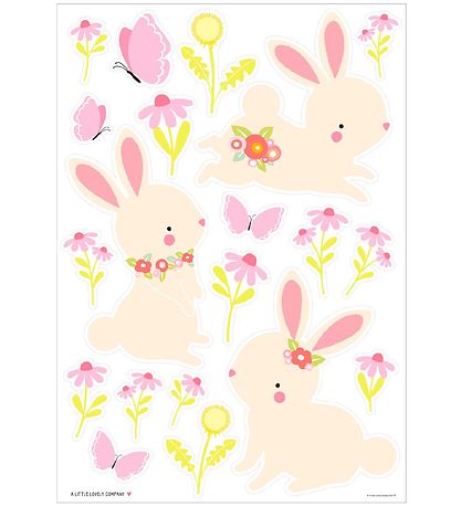 A Little Lovely Company Wallstickers - 35x50 cm - Bunny