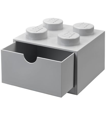 LEGO Storage Opbevaringsskuffe - 4 Knopper - 15x15x9 - Gr