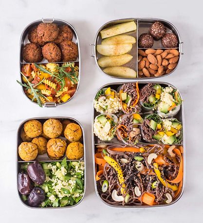 Yummii Yummii Bento Small - 2 rum - Rustfrit Stål