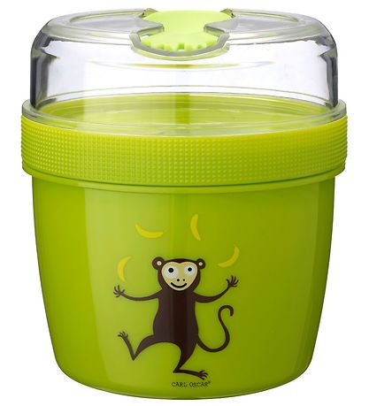 Carl Oscar Madbox m. Kleelement - 13 cm - Lime Monkey