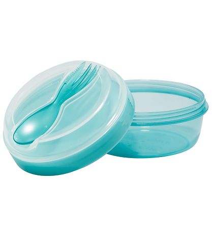 Carl Oscar Snackbox m. Kleelement - 7 cm - Turquoise