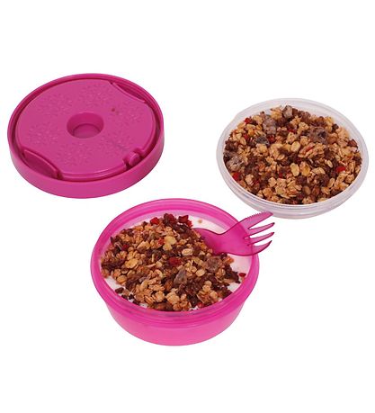 Carl Oscar Snackbox m. Kleelement - 7 cm - Purple