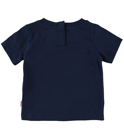 Levis T-shirt - Batwing - Navy m. Logo