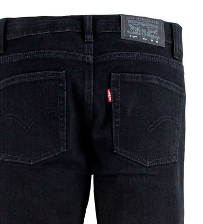 Levis Jeans - 510 Skinny - Sort