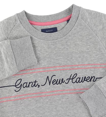 GANT Sweatshirt - Gant Script - Grmeleret