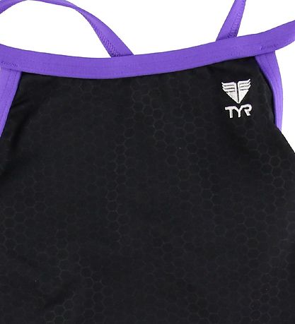 TYR Badedragt - Hexa Diamondfit - Sort/Lilla