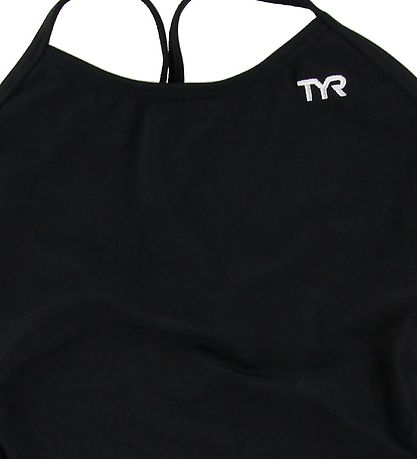 TYR Badedragt - Solid Durafast Cutoutfit - Sort