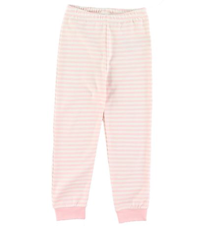 Fixoni Nattøj - Light Rose m. Striber/Kanin
