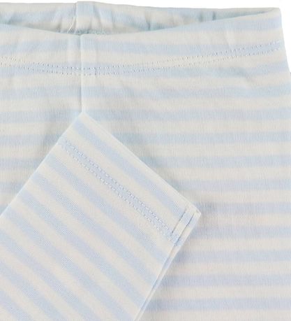 Fixoni Leggings - Light Blue m. Striber