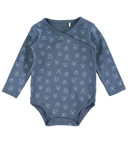 Fixoni Slå-om Body l/æ - China Blue m. Bjørne