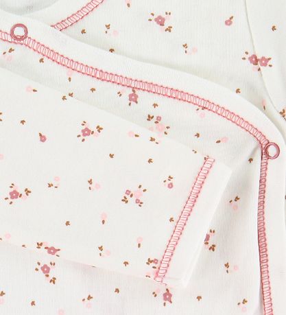 Fixoni Slå-om Body l/æ - Light Rose m. Blomster