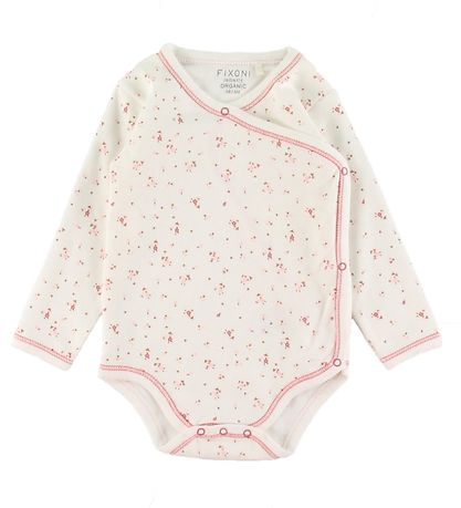 Fixoni Slå-om Body l/æ - Light Rose m. Blomster