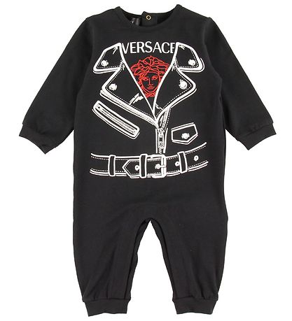 Versace Gaveæske - Heldragt/Hagesmæk - Sort m. Print