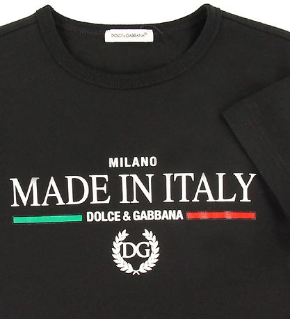 Dolce & Gabbana T-shirt - DNA Jr - Sort m. Print