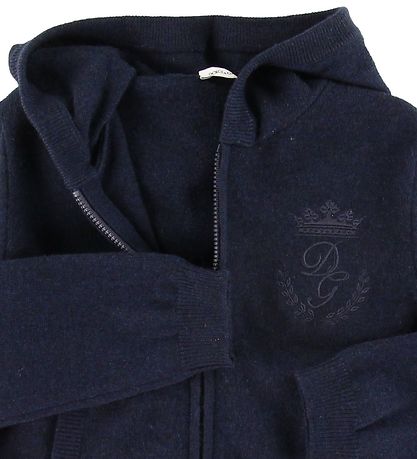Dolce & Gabbana Cardigan - Uld - Heritage - Navy