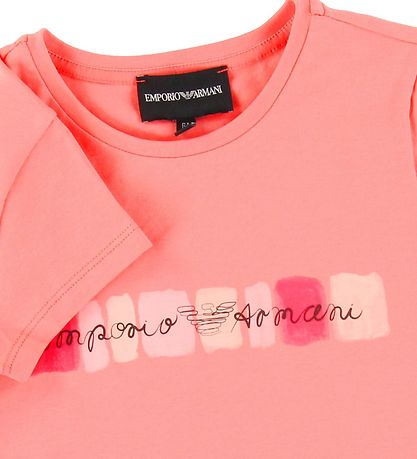 Emporio Armani T-shirt - Koral m. Print