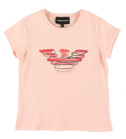 Emporio Armani T-shirt - Rosa m. Logo