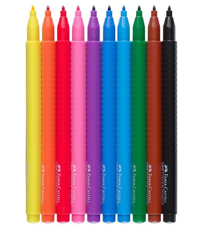 Faber-Castell Tuscher - Grip - 10 stk - Multifarvet