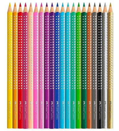 Faber-Castell Sparkle Tinske - Farver/Spidser - 20 stk - Multi