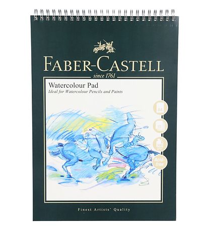 Faber-Castell Maleblok - Akvarel - 10 ark - A4