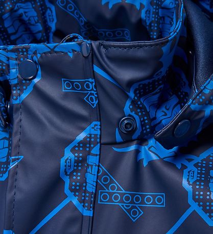 LEGO® Ninjago Regnjakke - Navy m. Print