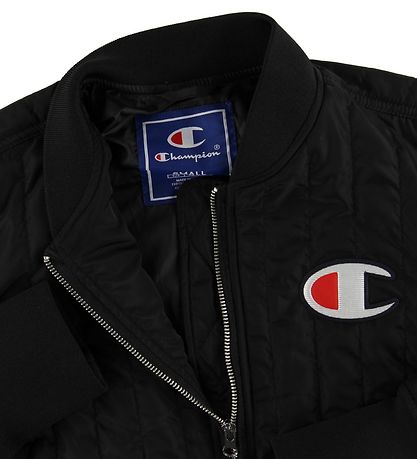 Champion Fashion Bomberjakke - Sort m. Logo