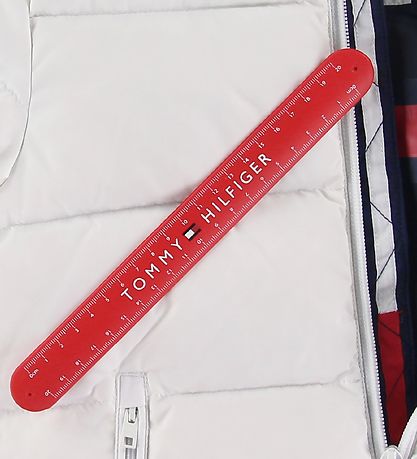 Tommy Hilfiger Dunjakke - U Reflective Flag - Hvid