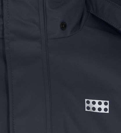 LEGO® Wear Regnjakke m. Fleece - LWJipe - Navy