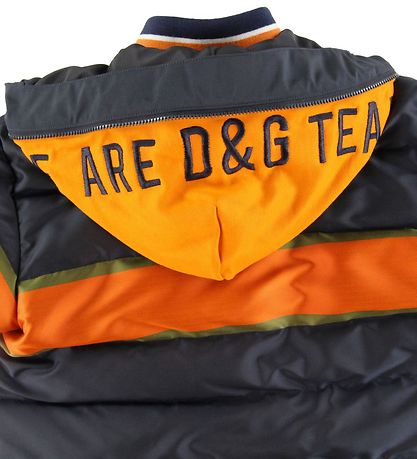 Dolce & Gabbana Dunjakke - Navy m. Orange