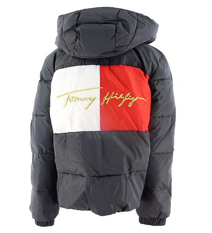 Tommy Hilfiger Dynejakke - Icons Unicorn Reflective Puffer - Twi