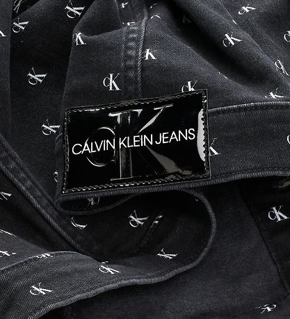 Calvin Klein Denimjakke - Mini Monogram - Mini Monogram Stretch