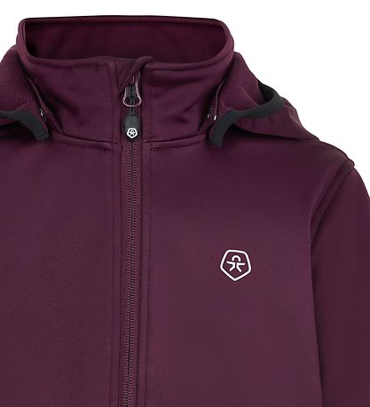 Color Kids Softshelljakke - Potent Purple