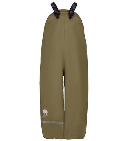 CeLaVi Regntøj m. Seler - PU - Khaki