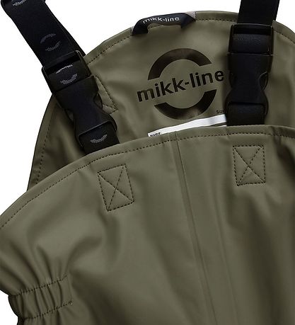 Mikk-Line Regntj m. Seler - PU - Recycled - Dusty Olive