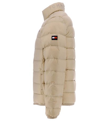 Tommy Hilfiger Dunjakke - Essential Light Down - Savannah Sand