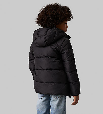 Calvin Klein Dynejakke - Essential Puffer - CK Black