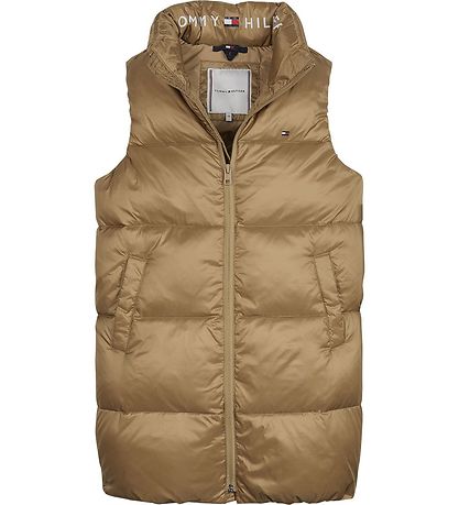 Tommy Hilfiger Dynevest - Shiny Puffer - Classic Khaki