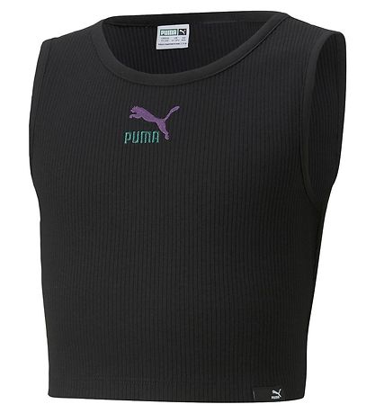 Puma Top - Classic GRL Cropped  - Sort