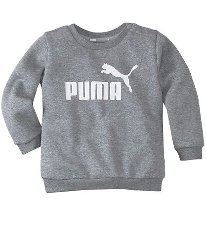 Puma Sweatst - Minicats ESS Crew Jogger - Medium Grey