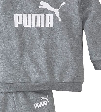 Puma Sweatst - Minicats ESS Crew Jogger - Medium Grey