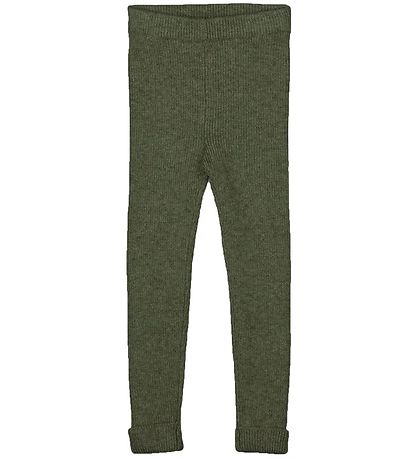 Fliink Leggings - Strik - Benna Rib - Burnt Olive