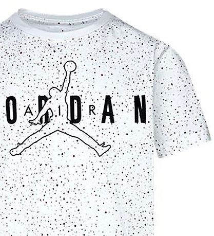 Jordan T-shirt - Color Mix Aop - Hvid m. Prikker