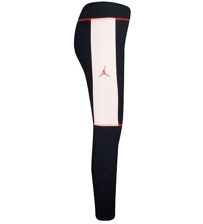 Jordan Leggings - Big Jumpman X Nike - Sort m. Rosa/Neon