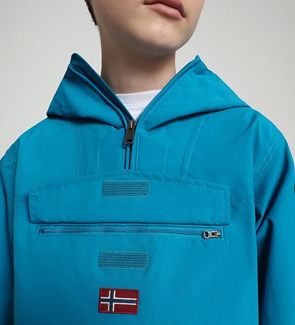 Napapijri Sommerjakke - Rainforest Anorak - Mykonos Blue