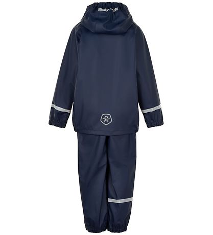 Color Kids Regntøj m. Seler - PU - Dress Blues