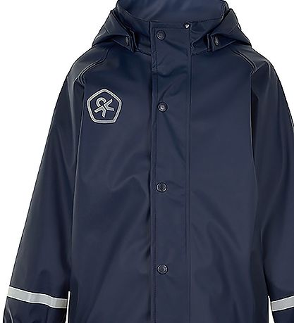 Color Kids Regntøj m. Seler - PU - Dress Blues