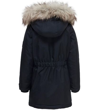 Kids Only Jakke - Noos - KogIris - Night Sky/Fur Light Gre