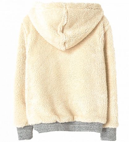 Finger In The Nose Cardigan - Vendbar - Hooper - Grmeleret/Hvid