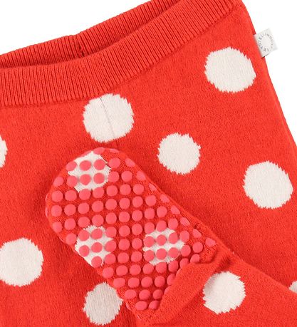 Stella McCartney Kids Leggings m/f - Strik - Rd m. Prikker